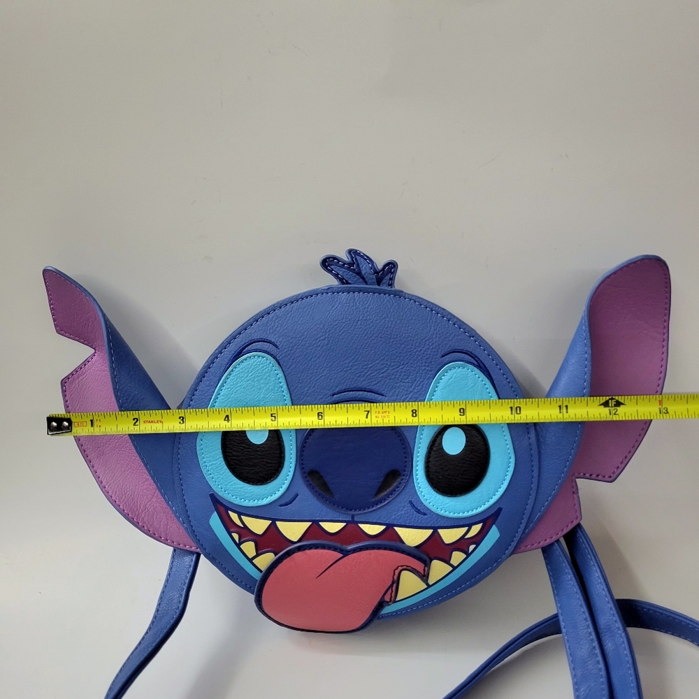 New Disney Parks Loungefly Stitch Blue Crossbody Purse Bag - Picture 6 of 9